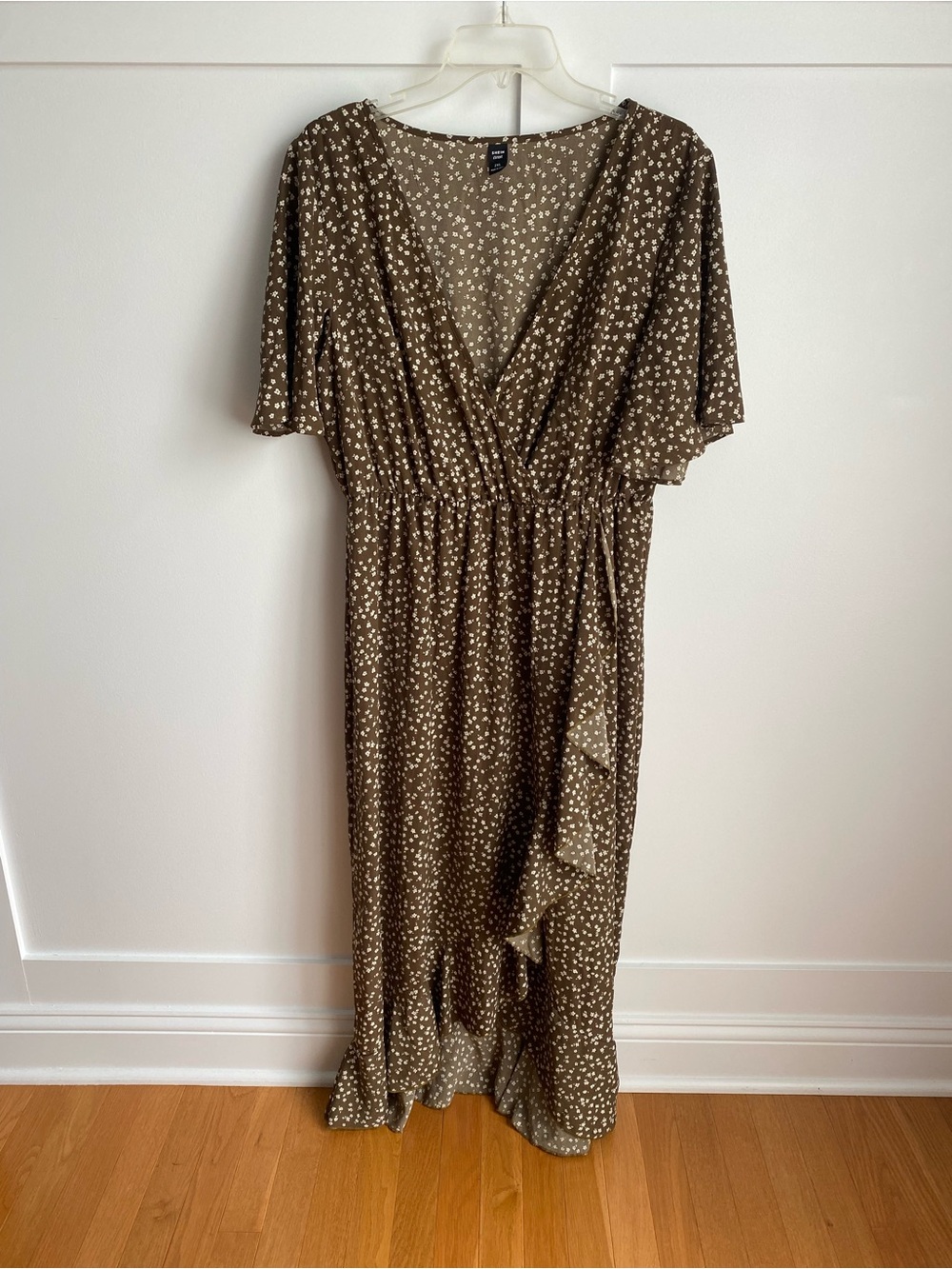 SHEIN Curve faux wrap dress 2XL